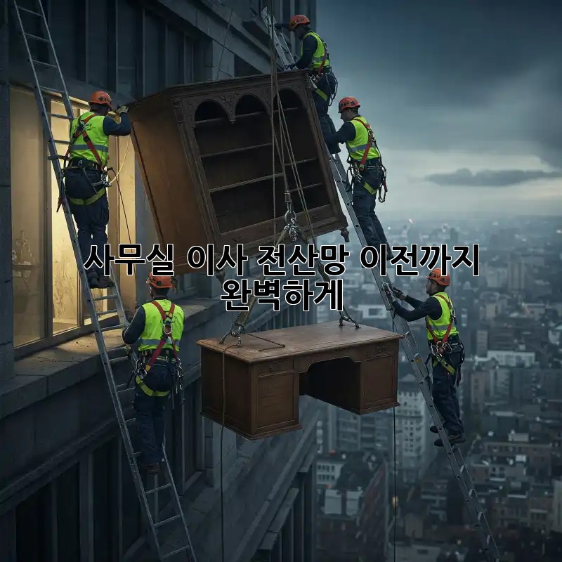 사무실 이사? 전산망 이전까지 완벽하게!