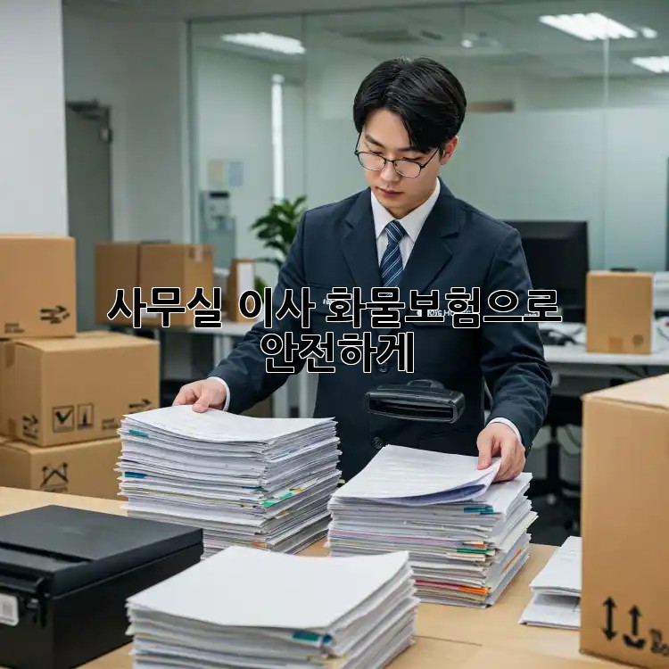 사무실 이사? 화물보험으로 안전하게!