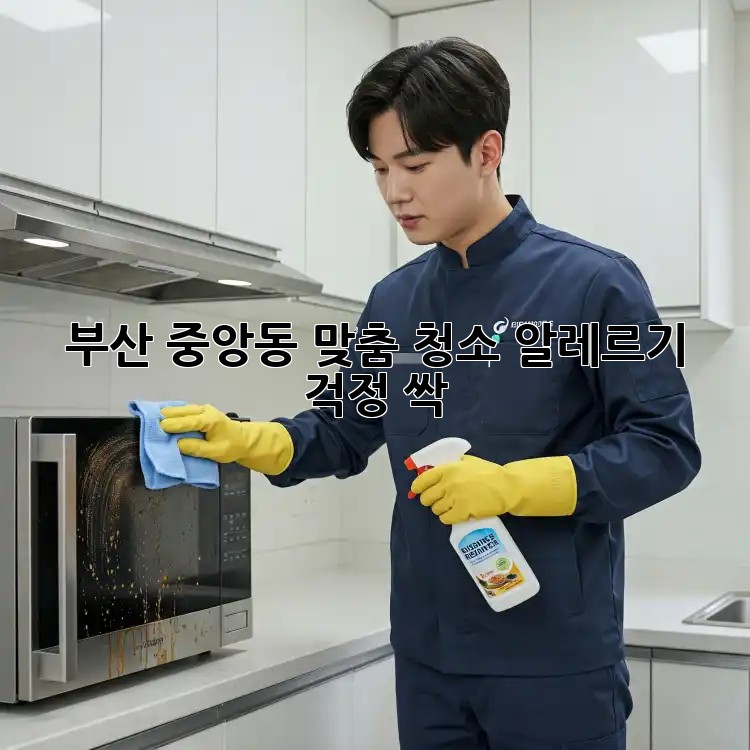 부산 중앙동 맞춤 청소🧹 알레르기 걱정 싹! ✨