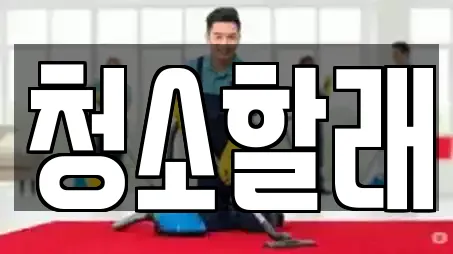 청소할래