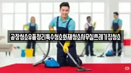 공장청소유품정리특수청소화재청소사무실쓰레기집청소