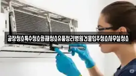 공장청소특수청소화재청소유품정리병원건물입주청소사무실청소