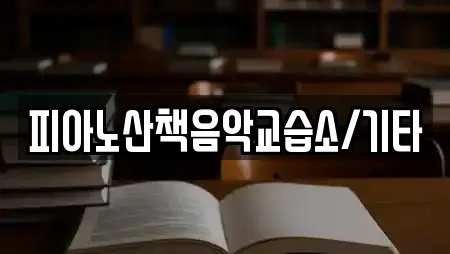 피아노산책음악교습소/기타