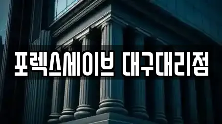 포렉스세이브 대구대리점