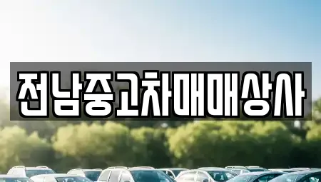 전남중고차매매상사