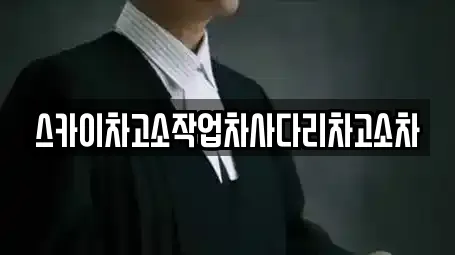 스카이차고소작업차사다리차고소차