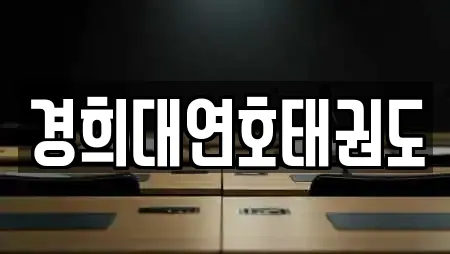 경희대연호태권도