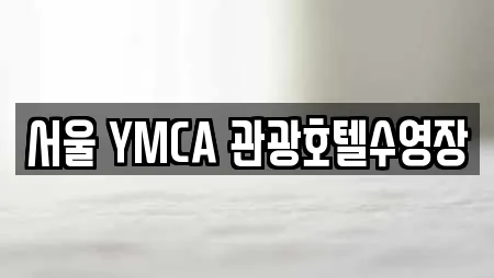 서울 YMCA 관광호텔수영장