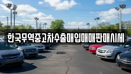 한국무역중고차수출매입매매판매시세