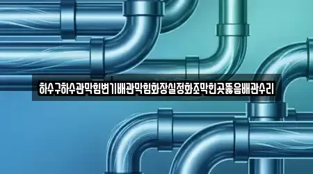 2 집중 하수관 막힘 경기 고양시 덕양구 관산동 업체