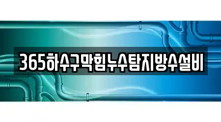 365하수구막힘누수탐지방수설비