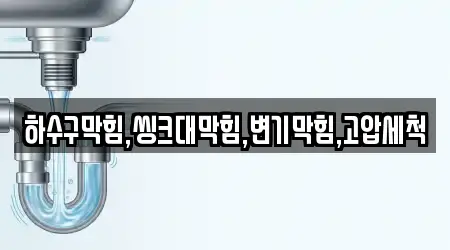 하수구막힘,씽크대막힘,변기막힘,고압세척