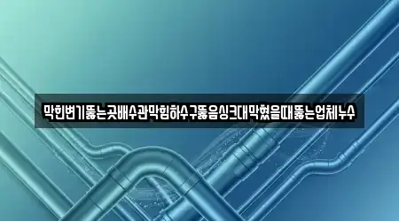 막힌변기뚫는곳배수관막힘하수구뚫음싱크대막혔을때뚫는업체누수