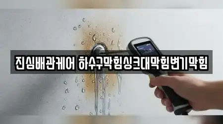 진심배관케어 하수구막힘싱크대막힘변기막힘