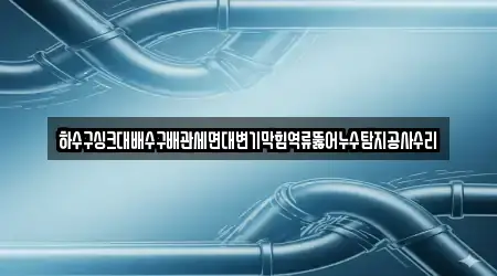 하수구싱크대배수구배관세면대변기막힘역류뚫어누수탐지공사수리
