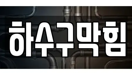 대항동에서 확인 가능한 5개 하수구 막힘