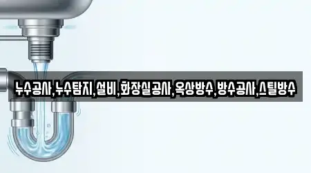 누수공사,누수탐지,설비,화장실공사,옥상방수,방수공사,스틸방수