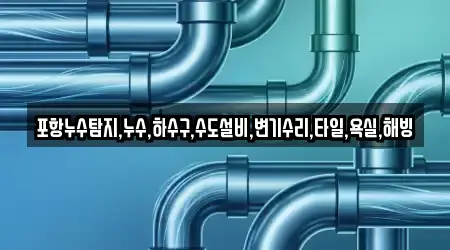 포항누수탐지,누수,하수구,수도설비,변기수리,타일,욕실,해빙