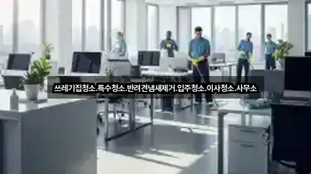 쓰레기집청소.특수청소.반려견냄새제거.입주청소.이사청소.사무소