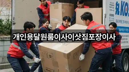 개인용달원룸이사이삿짐포장이사