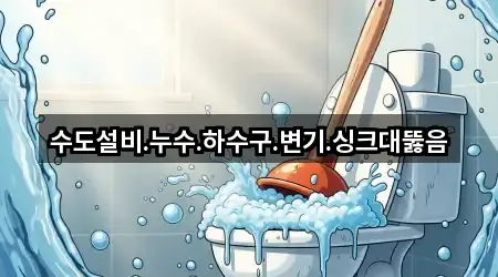 수도설비.누수.하수구.변기.싱크대뚫음
