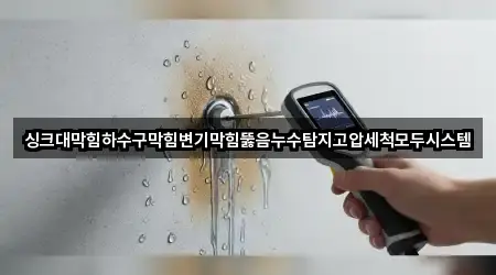 싱크대막힘하수구막힘변기막힘뚫음누수탐지고압세척모두시스템