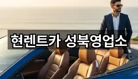 서울특별시 성북구 보문동5가 렌트카 원스톱 보기 5곳