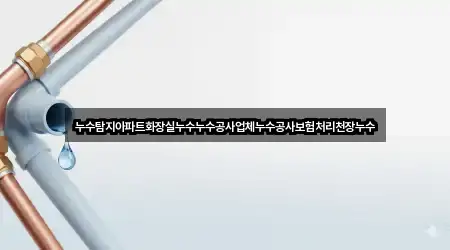 누수탐지아파트화장실누수누수공사업체누수공사보험처리천장누수