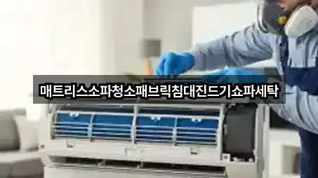 매트리스소파청소패브릭침대진드기쇼파세탁