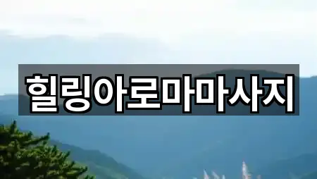 힐링아로마마사지