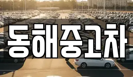 강원 동해시 북평동 중고차매매 전문 동해중고차