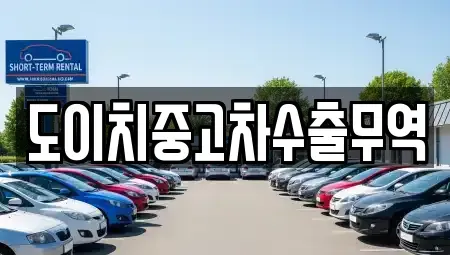 강원특별자치도 태백시 적각동 중고차매매 전문 도이치중고차수출무역