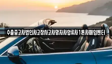 강원특별자치도 태백시 화전동 중고차 전문 수출중고차법인차고장사고차망자차압류차1톤차매입센터