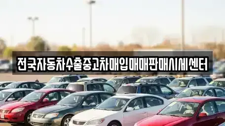 경기 파주시 문산읍 중고차매매 전문 전국자동차수출중고차매입매매판매시세센터