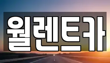 경기 평택시 청룡동 렌트카 전문 월렌트카