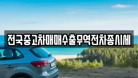 경기 평택시 청룡동 중고차매매 전문 전국중고차매매수출무역전차종시세