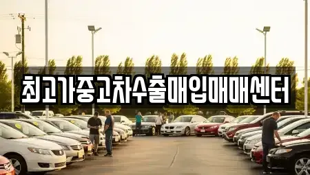 경기 평택시 현덕면 중고차 전문 최고가중고차수출매입매매센터