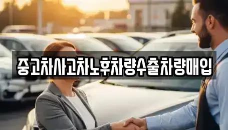 경기 포천시 자작동 중고차매입 전문 중고차사고차노후차량수출차량매입