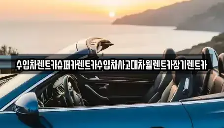 경기 하남시 초이동 장기렌트카 전문 수입차렌트카슈퍼카렌트카수입차사고대차월렌트카장기렌트카