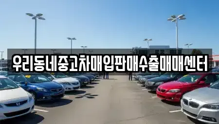 경기도 광주시 남종면 중고차매입 전문 우리동네중고차매입판매수출매매센터