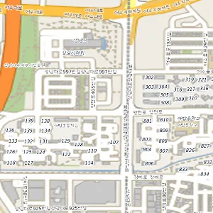 경기도 성남시 중원구 성남동 단기렌트카 동산렌트카 위치
