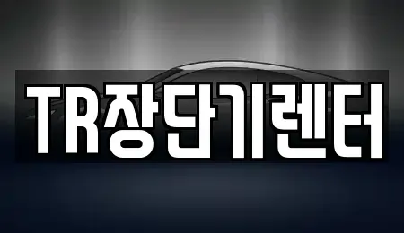경기도 성남시 중원구 성남동 단기렌트카 전문 TR장단기렌터