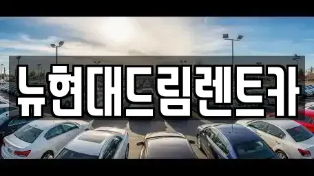 경기도 시흥시 하중동 렌트카 전문 뉴현대드림렌트카