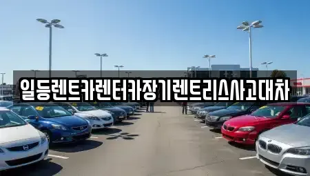 경기도 시흥시 하중동 렌트카 전문 일등렌트카렌터카장기렌트리스사고대차