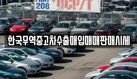 경기도 양주시 남면 중고차매입 전문 한국무역중고차수출매입매매판매시세