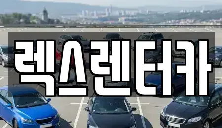 경기도 양주시 단기렌트카 전문 렉스렌터카