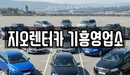 경기도 용인시 처인구 단기렌트카 전문 지오렌터카 기흥영업소