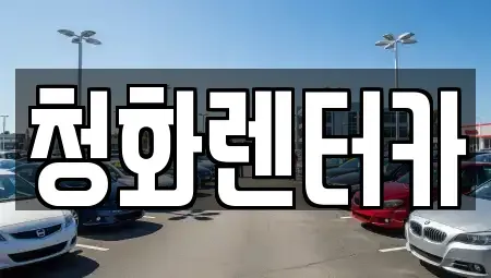 경기도 용인시 처인구 단기렌트카 전문 청화렌터카
