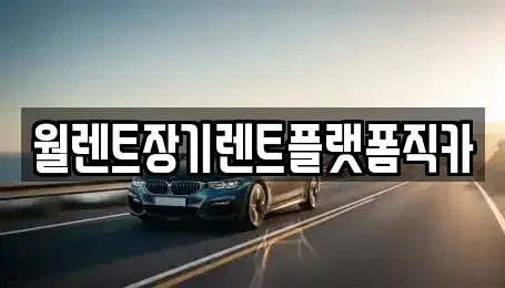 경기도 하남시 망월동 장기렌트카 전문 월렌트장기렌트플랫폼직카