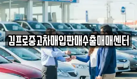 경남 김해시 불암동 중고차매입 전문 김프로중고차매입판매수출매매센터